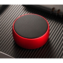 PAVEOS Bluetooth Speaker BS02 Chess Bluetooth Smart Speaker, Outdoor Portable Mini Boombox with Bass, Card Slot, and Sound Amplification Red-v