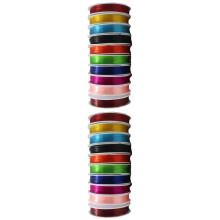 20 Rolls 7M Transparent Elastic Thread 0.7mm for DIY, compatible with beading & crafts (Random Colors)