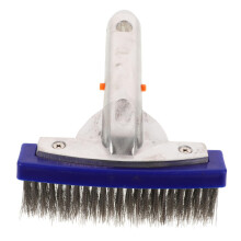 Heavy Duty Pool Wire Brush with Stainless Steel Bristles for Tile, Wall and Ladder Cleaning