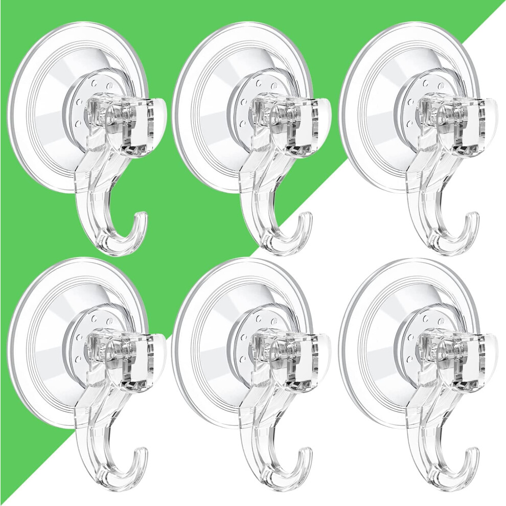 4 Pack Suction Cup Hooks, Reusable Waterproof Heavy Duty Hangers For Shower, Window, Towel, Loofah, Glass Door Â Compatible With Smooth Surfaces 9418476352102