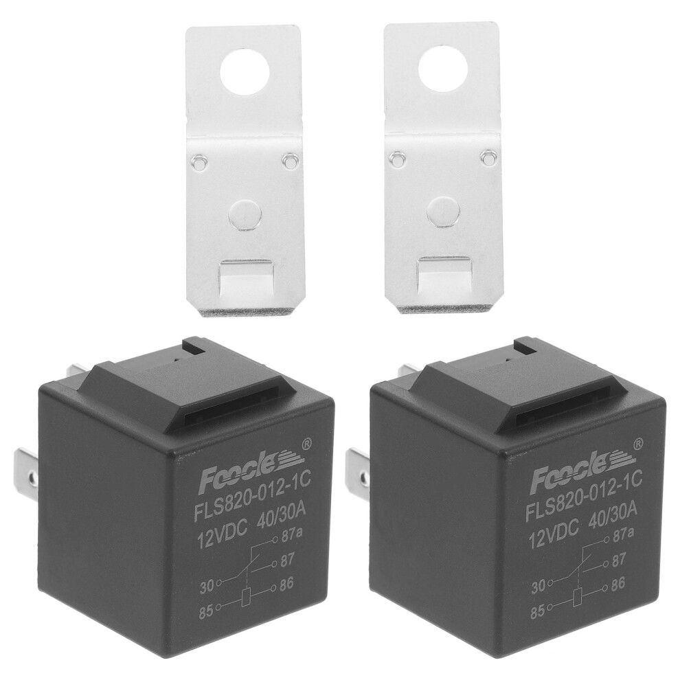 2 Pcs Automotive Relay Relays For Marine Starter Car Part Replacement Accessories 12V 9418476352058