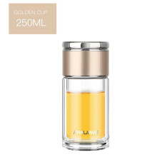 EQWLJWE Men's Office Mini Portable Tea Separation Tea Cup Double Glass Women's Cup Gift Sports Protection Holiday Clearance
