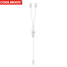 jixopn ARGB Adapter Cable 5V 3PIN Connector 1 To 2/3/4 Motherboard Extension Cable Synchronization for PC Light Strip Fans