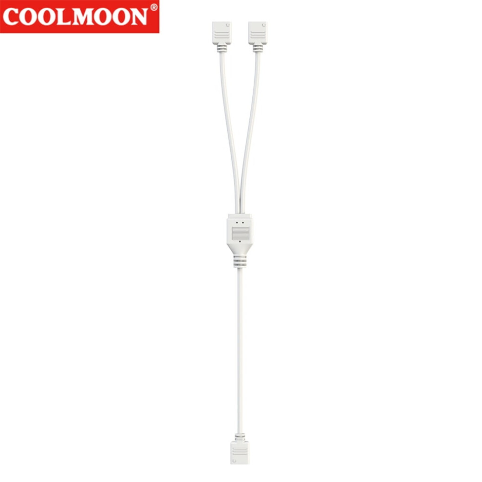 Jixopn Argb Adapter Cable 5V 3Pin Connector 1 To 2/3/4 Motherboard Extension Cable Synchronization For Pc Strip Fans Light 9130661634205