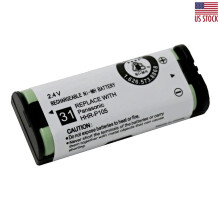Compatible with Panasonic 2.4V Ni-MH Rechargeable Battery for Cordless Telephones (HHR-P105A)