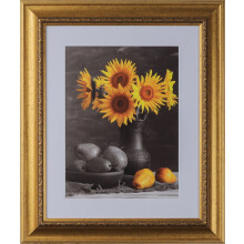 2-3/4" Polystyrene Signature Ornate Picture Frame by WholesaleArtsFrames-com 14x22 230 Series - Antique Gold - Made In USA