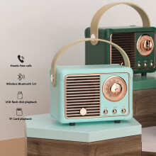 Bluetooth Speaker Mini Wireless Speaker,Outdoor Portable Bluetooth Speaker With Clear Stereo Sound Bass,Mini Retro Speaker