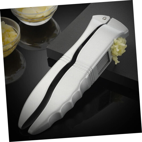 Garlic Press Stainless Steel Manual Crusher for Effortless Mincing Compact Kitchen Essential 1