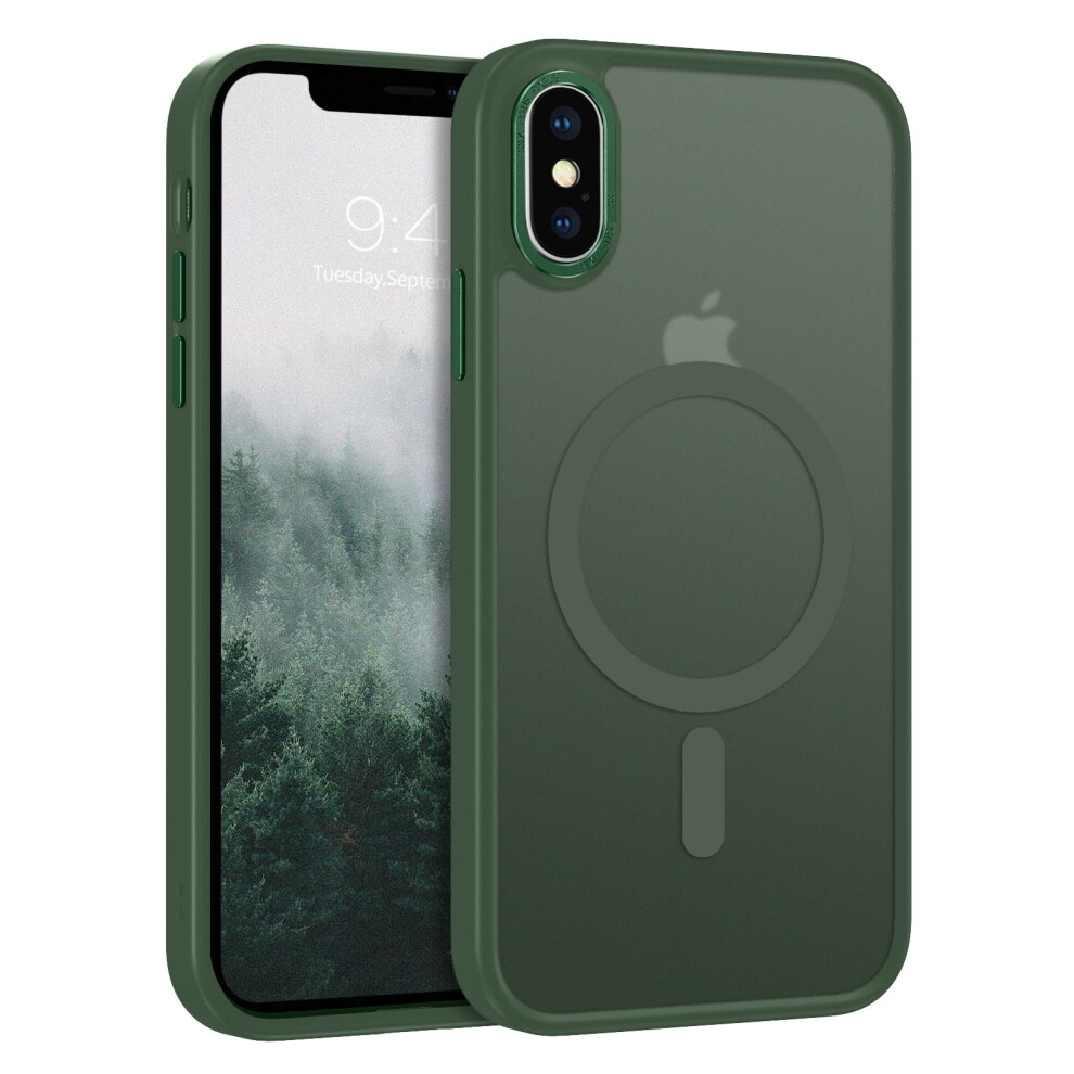 Compatible With Iphone X/Xs Case, Compatible With Magsafe Wireless Charging, Matte Tpu Shockproof Anti-Scratch Cover For Iphone X/Xs 5.8" 9170372859610