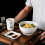 Ceramic Dinnerware Set Microwave Dishwasher Safe Scratch Resistant Minimalist Design 730012 3