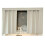 Bunk Bed Curtains for Privacy and Light Blocking, Dorm Loft Bed Enclosure, 3pcs Beige 1.5M 1