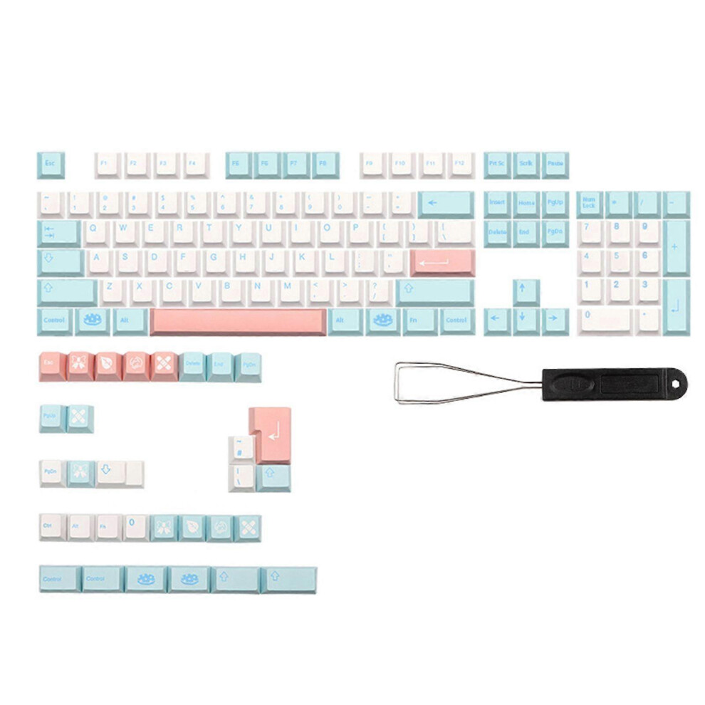 (As Show, Korea) 135-Key Cherry Profile Keycaps Pbt Sublimation For 61 64 84 87 96 Layout For Key 5213747886881