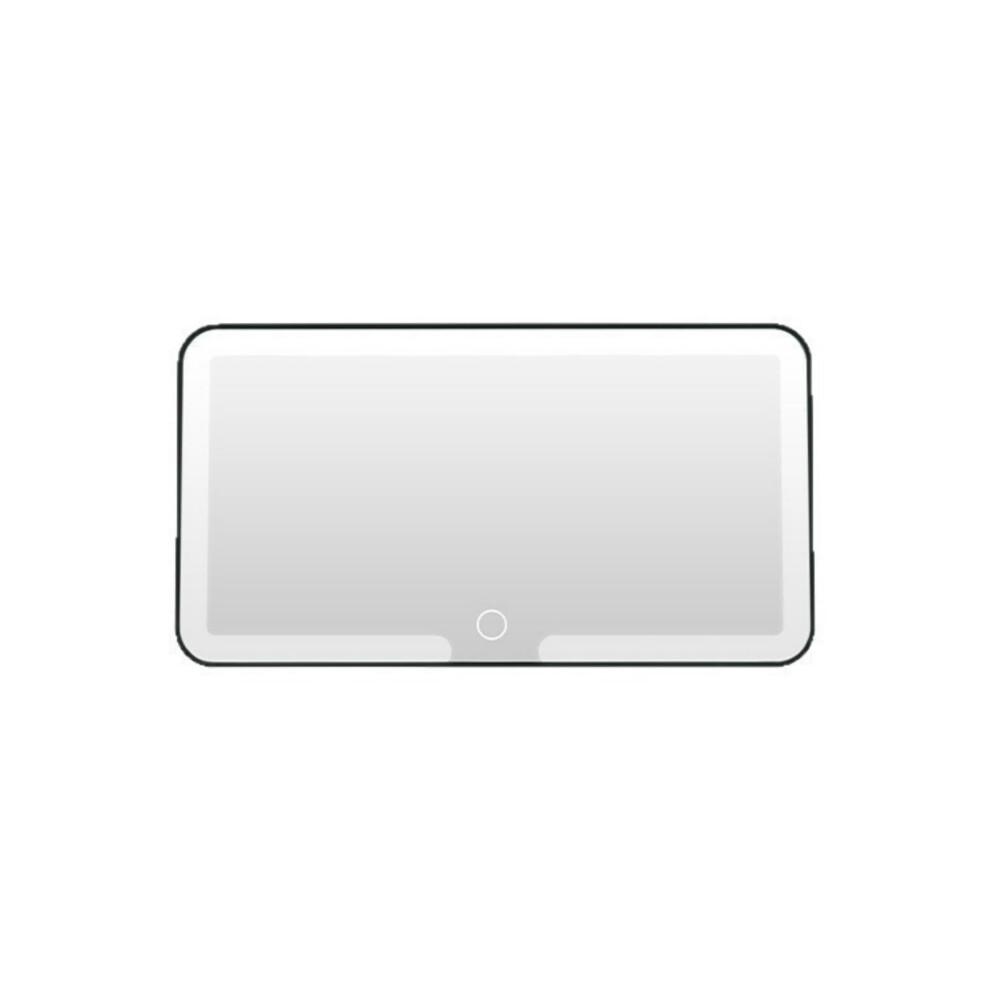 Car Visor Makeup Mirror with LED Lights, Adjustable Brightness, USB Rechargeable for VW Passat B3B8