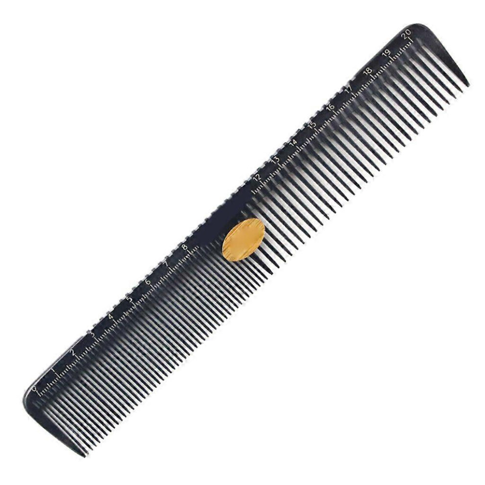 (As Show, One Size) Hair Cutting Comb With Measure Scale Fine Teeth Styling Hairdressing Hairbrush 3364096782118