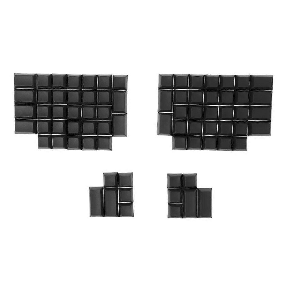 (As Show, Black) Pbt Keycaps Dsa Blank Keycaps For Ergodox Mechanical Gaming Keyboard Dsa Profile 3364096790854
