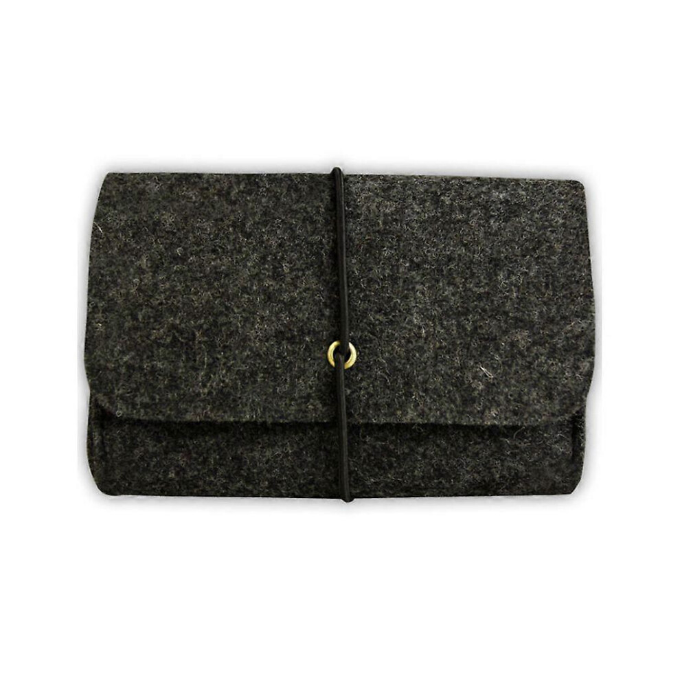 (As Show, Dark Gray) Soft Felt Protective Sleeve Storage Bag Pouch For Charger Mouse Power Adapter 5213747878282