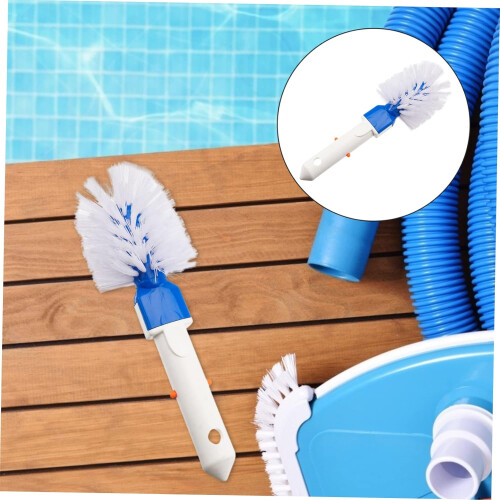 Handheld Pool Cleaning Brush with Efficient Bristle Design for Corner, Wall and Step Scrubbing 1