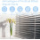 2 Pcs Vertical Blinds Replacement Parts White ABS Easy Install Durable Control  Kit 3