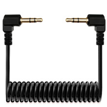 TRS Cable,3.5mm TRS to TRS Adapter Microphone Patch Cable,1/8 Aux Cord TRS Audio Converter Patch Cables,Cameras Coiled
