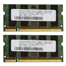 2X 2GB DDR2 RAM Memory 667Mhz PC2 5300 Laptop Ram Memoria 1.8V 200PIN SODIMM for AMD