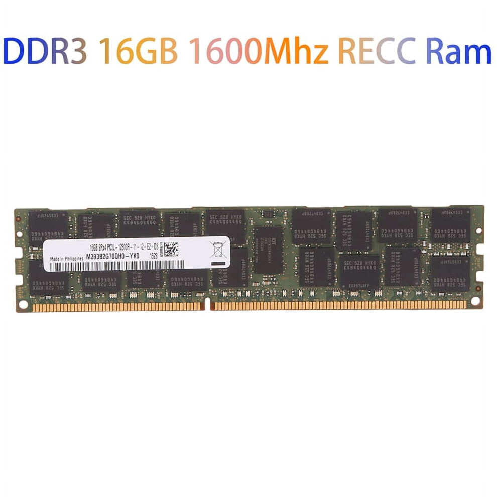 Ddr3 16Gb 1600Mhz Recc Ram Pc3-12800 Memory 240Pin 2Rx4 1.35V Reg Ecc Ram For X79 X58 Motherboard 9180479521822