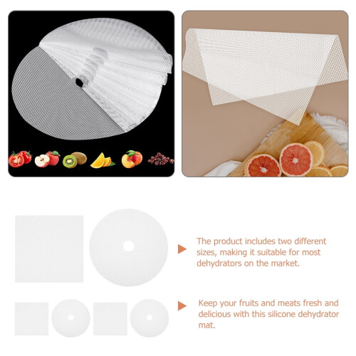 6pcs Food Dehydrator Sheet For Jerky Dehydrator Sheet Reusable Dehydrator Sheet 1