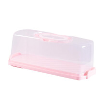 Cake Carrier with Handle and Clear Lid for Bakery Transport, Reusable Cupcake Container Box