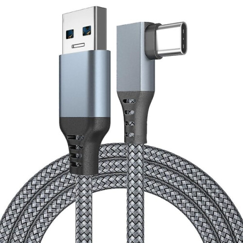 Link Cable for Oculus Quest 2 Fast Charging and Data Transfer USB C 3.2 Gen1 5Gbps PD Transfer Charging Cable VR Headset Link Cable Grey 6M
