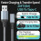 Link Cable for Oculus Quest 2 Fast Charging and Data Transfer USB C 3.2 Gen1 5Gbps PD Transfer Charging Cable VR Headset Link Cable Grey 6M 5