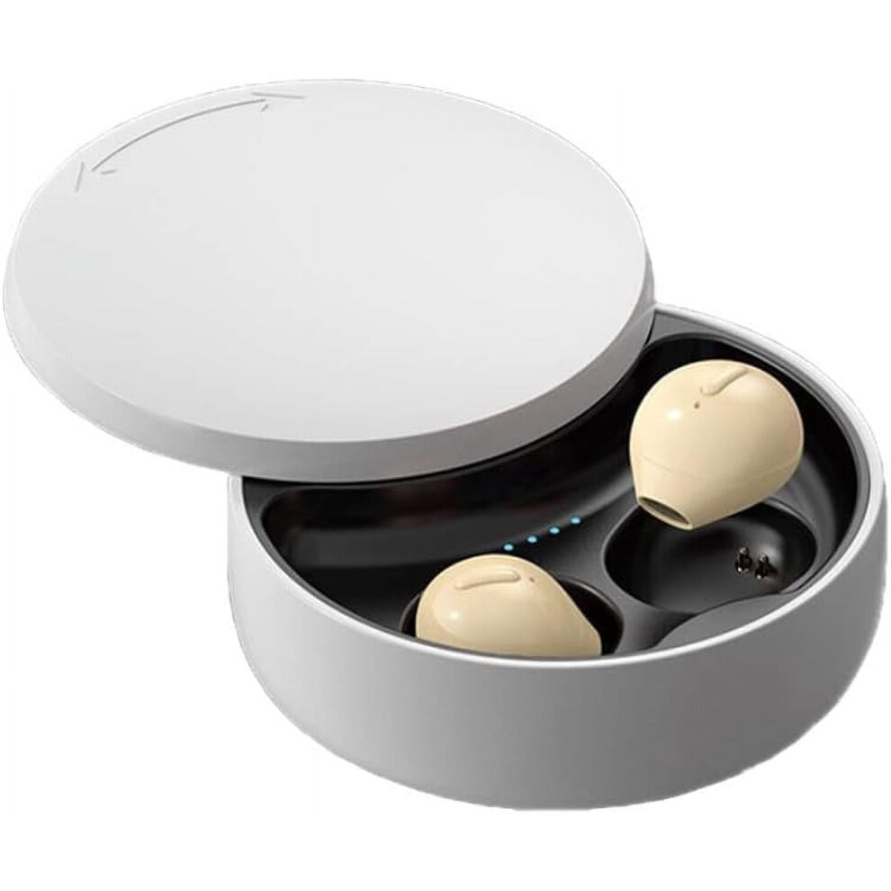 Invisible Earbuds Small Mini Wireless Bluetooth Earpiece Phone Discreet Earbud For Music, Home, Work (Nude) 9557311211126