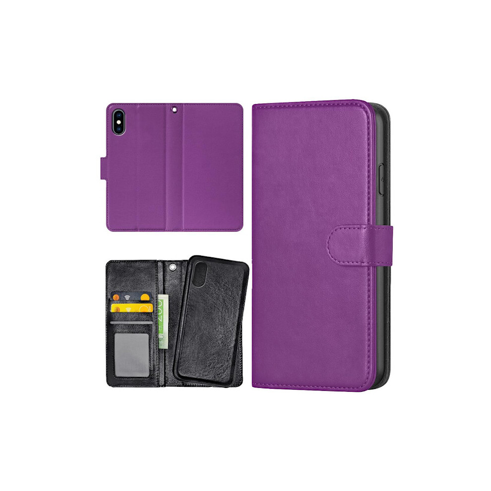Compatible With Iphone Xr - Wallet Case/Case Purple 9557311717413
