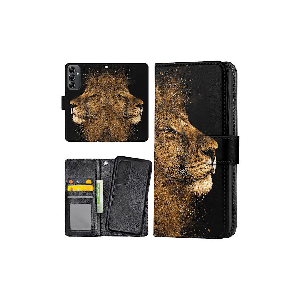 Compatible With Samsung Galaxy A14 - Wallet Case/Case Lion 9557311717277