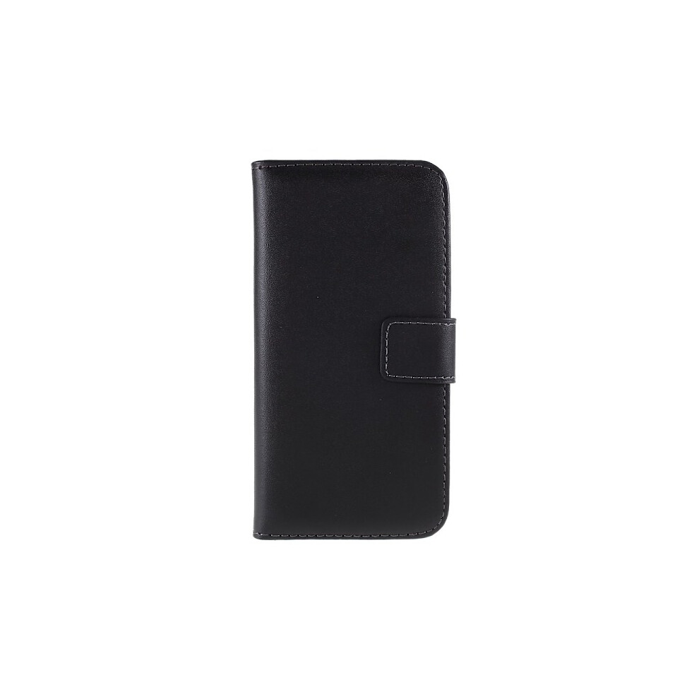 Compatible With Iphone 7/8/Se (2020/2022) - Genuine Leather Wallet Case - Black 9557311717291