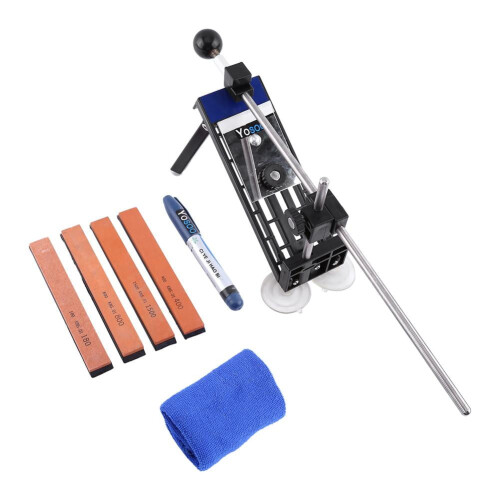 Professional Cutter Sharpener Kitchen Sharpening System Fix Angle with 4 Stones 1