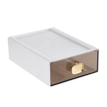 8015 Desktop Ins Multi-Stacked Storage Box Dormitory Desk Transparent Drawer Student Stationery Office Small Hand Book