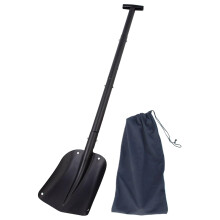 Heavy Duty Telescopic Snow Shovel with Adjustable Handle and Ergonomic Grip for Driveway and Car