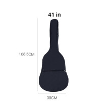 SOFEIYA Waterproof Full Size Acoustic Guitar Bag Padded Backpack Carry Case 41in 40in, 41in