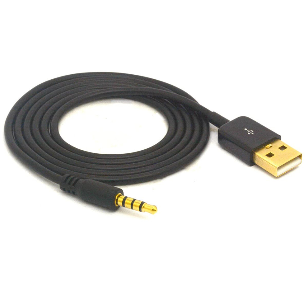 3.5Mm To Usb Cable Adapter 3.5 Male To Usb Male Charge And Data Aux Cable Mp3 Mp4 Players,Headphones,Voice 9557311721038