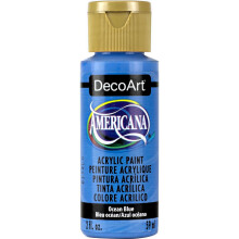 DecoArt Americana Acrylic Paint 2oz Ocean Blue Opaque