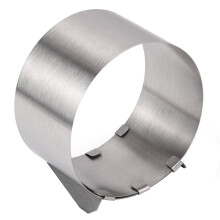 4 Inch Small Stainless Steel Telescopic Cake Tool Reusable Adjustable Ring Kitchen Baking Tool Fit Cake