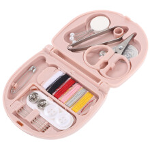 Mini Sewing Supplies Storage Box Portable Travel Kit (Strawberry) Plastic Jewlery Baskets Tools Bride Suite Pink