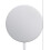 Round Wall Mirror with Silver Frame, 24 inches Diameter 2