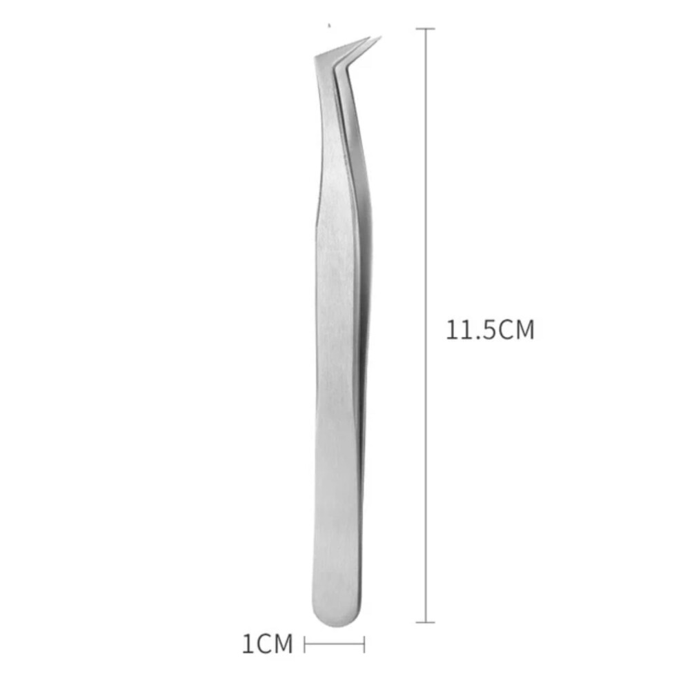 DEKAXID Rainbow Eyelashes Tweezers Anti-static Eyelash Extension Tweezer Fan Lash Eyebrow Tweezers Curved Straight Excellent Closure