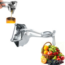Manual Citrus Juicer Aluminum Alloy Hand Press with Ergonomic Grip for Oranges Lemons Pomegranate Lime Grapefruit