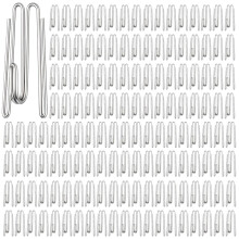 150Pcs Stainless Steel Curtain Hooks W Shape Pinch Pleat Drapery Clips RustResistant Heavy Duty