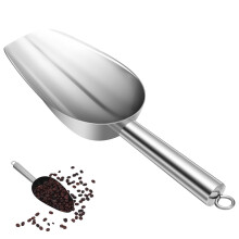 Stainless Steel Food Scoop Corrosion Resistant Heavy Duty for Ice Flour Sugar Kitchen Restaurant