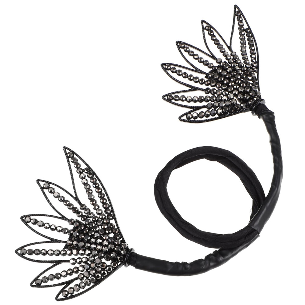 Unisex Hair Bun Maker With Decorative Metal Core, Easy Updo Styling Headband For Secure And Elegant Buns