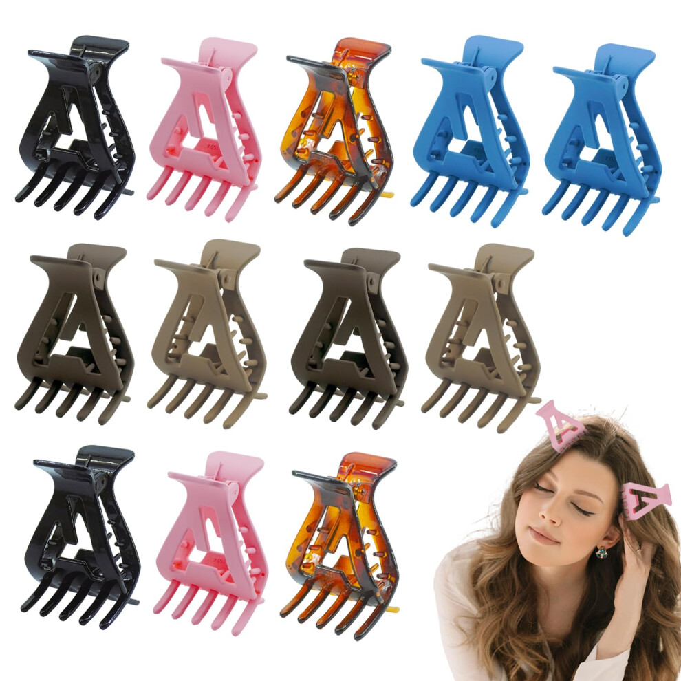 12pcs Root Lift Hair Clips for Instant NoHeat Volume Boost and Natural Curls, Style 3