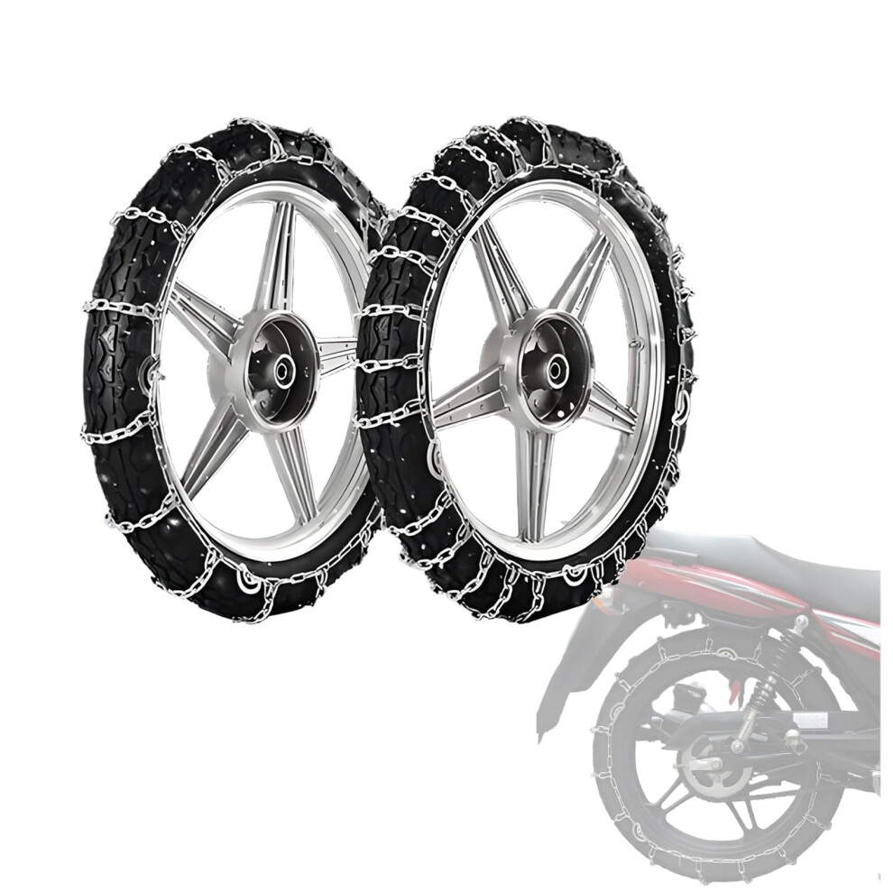 Motorcycle Snow Chains Heavyduty Antiskid Universal Fit Winter Tire Chains 1008017 9053599972655