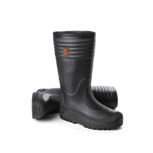 Waterproof Winter Boots for Men with Rubber SlipResistant Sole, Insulated Mid Calf Farming Fishing Work Boots, Size 8 Black